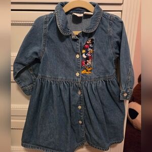 Disney Blue Denim Button-Up Kids Shirt